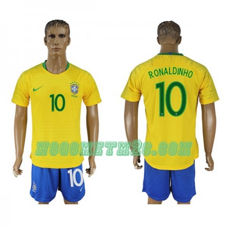 Nogometni Dres Brazil Ronaldinho 10 Domaći Svjetsko prvenstvo 2018 Nogometni Dres Brazil Ronaldinho 10 Domaći Svjetsko prvenstvo 2018